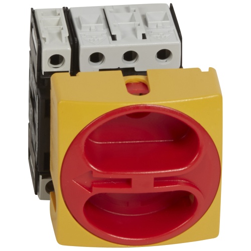 Выключатель-разъединитель - для скрытого монтажа - 4П - зажим нейтрали слева - 32 A | код 022113 |  Legrand